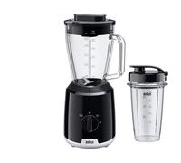 Batidora Braun JB1051 1,25L 600W Vidrio Acero Inoxidable Picahielos