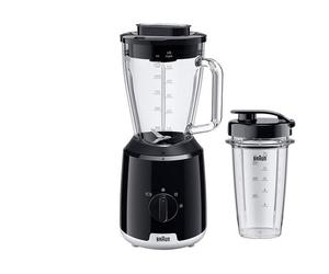 Batidora Braun JB1051 1,25L 600W Vidrio Acero Inoxidable Picahielos