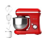 Cecotec Batidora Amasadora Cecomixer Merengue 5L 1200 Ice-Cream Rojo, 1200 W, 5 Función y Hielo, Bol de Acero de 5 L y Accesorios para Batir y Amasar, Incluye Función para Hacer Helado