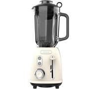 Batidora Cecotec Power Black Titanium RetroBeige 1200W 1,5L 4 Cuchillas Retro