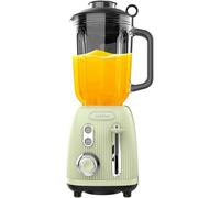 Batidora Cecotec Power Black Titanium RetroGreen 1200W Jarra Cristal 1,5L Verde