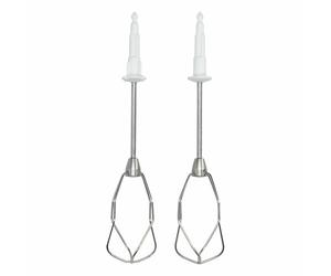 Batidora compatible con Bosch Siemens 00653471 653471 Juego de batidora turbo Premium derecha izquierda para batidora de mano