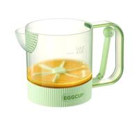 Batidora De Alimentos A Presión - Herramienta Para Batir Manual De 7,28 Pulgadas | Dispositivo Para Batir Versátil: La Taza Para Huevos De Silicona Duradera Presenta Una Acción Semiautomática. E