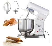 Batidora de alimentos comercial, batidora de pie de 5L/7L/10L con batidor y batidor de masa, batidora de masa eléctrica de 3 velocidades para pastel de pan, panadería de Pizza 5L