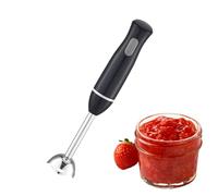 Batidora de emulsión de mano - Mezclador eléctrico de acero inoxidable - Licuadora eléctrica de mano,Para Oficina Casa Viaje Sopa Puré Niños Alimentos Batidos Ensaladas y Salsas de Tomate