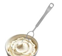 Batidora de huevos | Batidora multifunción de acero inoxidable con mango ergonómico,Mezclador manual de mano,Para pastelería Alimentación Crepes Café Uso Doméstico Batido De Mantequilla A Francés