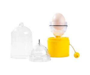 Batidora de huevos dorados - Accesorios de cocina portátiles para mezcla y pastelería - Homogeneizador manual de huevos con mecanismo de tiro, para reuniones y preparación de comidas de