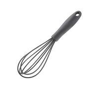 Batidora de huevos pequeña de silicona, mini batidora de huevos, espumadora de crema, fácil de usar, utensilio de cocina multifuncional.(Black)