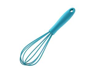 Batidora de huevos pequeña de silicona, mini batidora de huevos, espumadora de crema, fácil de usar, utensilio de cocina multifuncional.(For sky Blue)