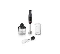 Batidora de inmersión - BOSCH - MSM4B621 - 1000 W - 4 cuchillas afiladas - Tazón mezclador - Mini picadora - Batidor - Engranaje de cerámica