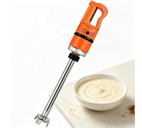 Batidora De Inmersión De 1000 W, Batidora De Mano Con Motor Sin Escobillas, Velocidad Variable, Protección Contra Apagado, Interruptor De Bloqueo Y Eje De Acero Inoxidable, Para Sopas