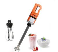 Batidora de inmersión de alta resistencia, batidora de mano eléctrica comercial de 1000 W con eje largo de 377/450/530 mm y velocidad variable, batidora de mano multiusos, for cocina(280mm)