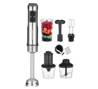 Batidora de mano 1500 W con picadora, especialista, escoba doble TM5510