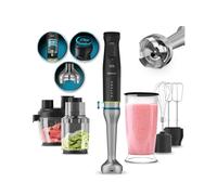 Cecotec Batidora de Mano Katana 15 TotalDestroy Full B Screen. 1500 W, Total Destroy, Perreo Move, 21 Velocidades, Función Turbo, Texturas perfectas, Campana antisalpicaduras, Pantalla