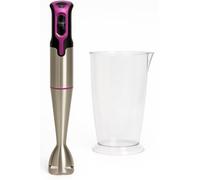 BATIDORA DE MANO 700W CON 2 VELOCIDADES, CUCHILLAS DE ACERO INOXIDABLE, BRAZO RESISTENTE Y VASO MEDIDOR 800ML. ELECCION PERFECTA PARA RESULTADOS EFICIENTES Y PRECISOS EN TODAS TUS RECETAS (MORADO)