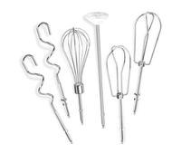 Batidora De Mano ABFU Compatible Con Cuisinart, Batidora Turbo De Acero Inoxidable (izquierda Y Derecha), Batidor De Alambre For Huevos Y Varilla For Mezclar Líquidos.