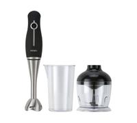 Batidora de mano + Accesorios KREA HB30 (400 W - Negro e Inox)