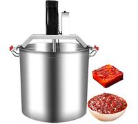 Batidora de mano automática de 40/80/140 l, batidora de mano comercial, batidora de cocina, batidora de pie de acero inoxidable con base para condimentos, con doble paleta y velocidad ajusta