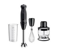 Batidora de mano - Braun Minipimer MultiQuick 5 MQ50202MBK, 1000W, 0.6 l, Spla