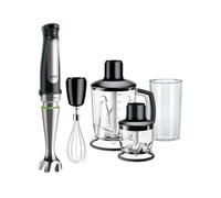 Batidora de mano braun mq7045x 1000w cuchilla acero con accesorios negro