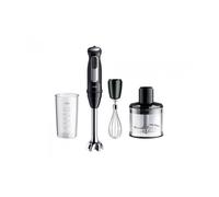 Batidora de mano Braun MultiQuick 5 Pro MQ 55236 M/ 1000W/ 25 velocidades/ picadora 500 ml/ vaso medidor 600 ml/ batidor de acero inoxidable