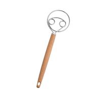 Batidora De Mano Creativa De 10 Pulgadas, Utensilios For Hornear De Acero Inoxidable For Pan Danés, Batidor De Masa, Batidor De Huevos, Herramienta Mezcladora Con Mango De Madera Sin Arañazos