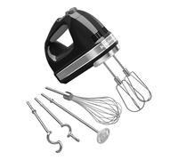 Batidora de mano digital KitchenAid de 9 velocidades con accesorios Turbo Beater II y batidor profesional - Negro nix
