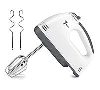 Batidora de mano eléctrica, batidora de mano eléctrica de 7 velocidades, batidora de mano eléctrica portátil, licuadoras pequeñas, para hornear y cocinar