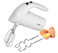 Batidora de mano eléctrica Clatronic® | potente motor de 250 vatios | 5 velocidades | robustos batidores y ganchos para amasar de acero inoxidable | apta para lavavajillas | HM 3014 blanco
