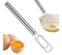 Batidora de mano - Escoba eléctrica para tartas de acero inoxidable de 30 cm, batidora de huevos de cocina para , iniciador de madre, hornear, cocinar, pizza y preparación de alimentos