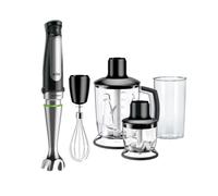 Varita Mágica + Accesorios 1.25L 1000W MultiQuick 7 MQ 7045X (Negro/Inoxidable) - BRAUN