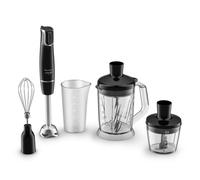 Batidora de mano Moulinex DD94L810 1000W Powelix Titanio Picahielos Turbo Vaso 1L Negra