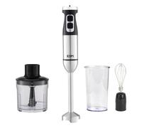 Batidora de mano multifunción con accesorios edm 07770 negro plateado