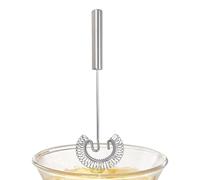 Batidora de mano para huevos, batidor manual | Fouet para salsas y zumos de asado - Cocina Hornear Cocinar - Herramienta de agitación portátil para el hogar Picnic Camping Chefs Batidor de acero