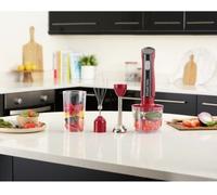 Russell Hobbs Batidora de Mano 3 en 1, Picadora eléctrica, 3 accesorios para papilla, batidos y cremas, 2 velocidades y Pulse, acero inoxidable, sin BPA, Desire Matte Charcoal 27140-56