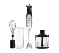 Taurus - Batidora de mano HBA2300X | 2300 W | 4 Cuchillas Inox | Regulador de velocidad | Función Turbo | Diseño antisalpicaduras | Accesorios: vaso 1 L, picador y emulsionador