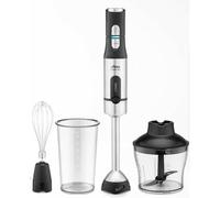 Ufesa Batidora de mano Eclipse 1500W velocidad variable función turbo 4 cuchillas antisalpicaduras
