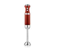 Batidora de mano Westinghouse Retro - Función turbo - Batidora de mano - Pie mezclador de acero inoxidable - Antisalpicaduras - 600 W - Rojo