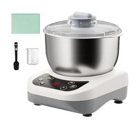 Batidora De Masa De 7l/9l, Amasadora Automática De 200w con Función De Fermento, con Tapete para Amasar, Cepillo Y Vaso Medidor, Amasadora Eléctrica Hornear En Casa 7L