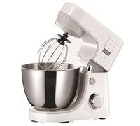 Batidora de masa de acero inoxidable, batidores y ganchos para masa, batidora eléctrica de pie, 8 velocidades, batidora de cocina eléctrica, batidor de huevos, gancho para masa, batidor plano para h