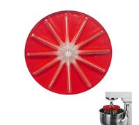 Batidora De Pie Batidor Raspador Protector Contra Salpicaduras for Accesorios De Batidora De 6 Hilos ABS Compatible Con Otras Batidoras De Pie Accesorios for Hornear(Red)