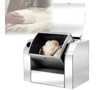 Batidora de pie, batidora de masa eléctrica, amasadora profesional comercial de acero inoxidable para hacer fideos y pizzas, cubo reversible para fideos