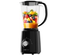 Batidora de pie Clatronic UM 3845 de 500 W, licuadora, sin BPA, 4 Cuchillas de Acero Inoxidable, licuadora de 1,5 L, función para Picar Hielo, 3 velocidades, función Turbo, Tapa con Abertura