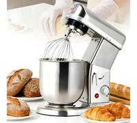 Batidora de pie comercial de 5 l, 7 l y 10 l, batidora eléctrica de cocina de 3 velocidades para hornear con bol, batidora para hornear, pizzería y pasteles.(10L)