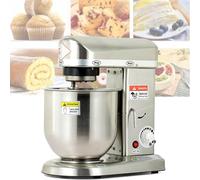 Batidora de pie comercial - Mezclador de alimentos de 5L/7L/10L para hornear, mezclador eléctrico de cocina de 3 velocidades con cuenco, ideal para pizzerías y pasteles