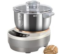 Batidora de pie con función de fermentación - Amasadora eléctrica de 5 l con panel táctil, batidora de harina de acero inoxidable para cocina