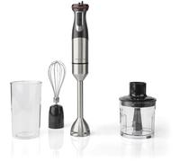Batidora de pie de acero inoxidable de 800 W con picadora y batidora - NEDIS