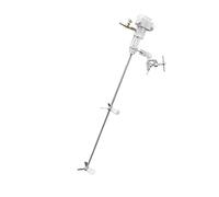 Batidora De Pie De Acero Inoxidable, Varilla Agitadora E Impulsor, Agitador De Cubo De 1/4 HP For Mezclar Pintura, 25 Galones