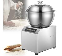 Batidora de pie eléctrica para masa, 1800 W, comercial, de acero inoxidable, con temporizador de 30 minutos para uso doméstico o comercial.
