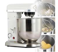 Batidora de pie para hornear, batidora de espiral eléctrica con tazón de 10 l, 3 velocidades, incluye gancho para masa, batidor y batidor para uso en panadería